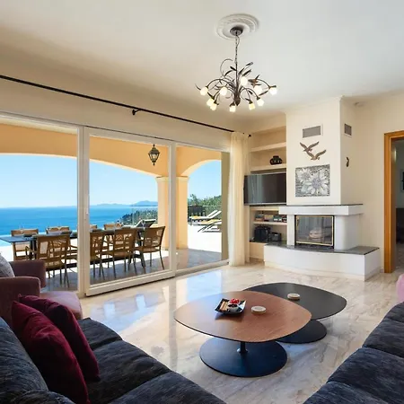 Luxury Penelope With Pool At Kerasia, Corfu Villa Agnitsini