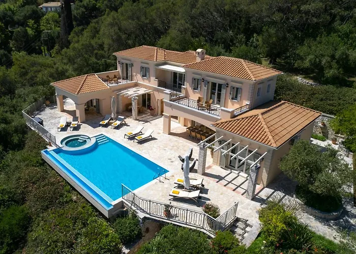 Luxury Penelope With Pool At Kerasia, Corfu Villa Agnítsini